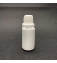15 cc Plastik Şişe - Kilitli  Kapaklı- Mat Beyaz- x 10 Adet (Karışık)
