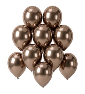 Truffle Renk Lateks krom Balon (15 cm) - 10 Adet
