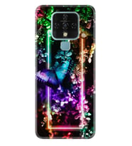 Tecno Camon 16 18P Pova Pova 3 Pova Neo Kılıf Desemli Silikon Butterfly Neon 1684