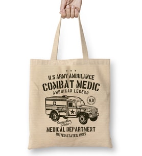 US Army Ambulance Bez Çanta Uzun Saplı