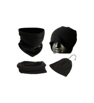 Unisex Siyah Polar Bere Boyunluk
