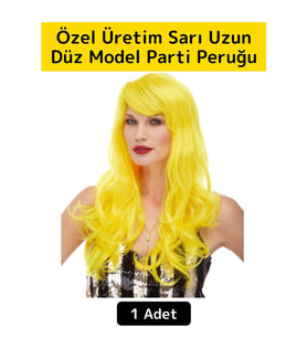 Premium Seri Kolay Çıkarıp Takılan Dayanıklı Eğlenceli Etkinlik Kostüm Cadılar Bayramı Parti Peruğu