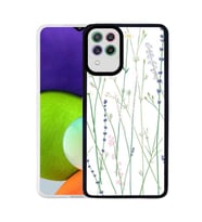Galaxy A22 4G Kılıf Zore M-Fit Desenli Kılıf Flower No4