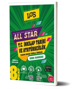 8.Sınıf All Star T.C. İnklap Tarihi Ve Atatürkçülük Soru Bankası