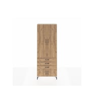 Arges Dolap 4 Raflı 3 Çekmeceli 4 Kapaklı 88x30x243 Aytaşı-Çam