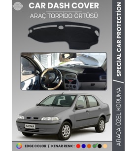 FİAT SİENA (1999-2005) Torpido Örtüsü Ön Göğüs Koruma Araca Özel Çatlamayı Önler Kaymaz Kolay Montaj