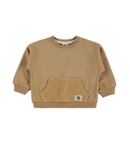 Civil Baby Etiketli Basic 6-18 Ay Sweatshirt - Kahverengi (Camel)