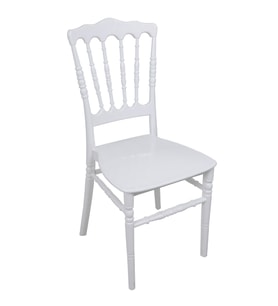 Mandella Silver Sandalye Napolyon (2 adet) BEYAZ