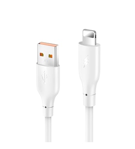 Dc64 Usb To Lightning 1m 3.0a Hızlı Şarj Kablo - Beyaz