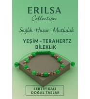 Sertifikalı Terahertz Yeşim Taşı Bileklik – Sağlık, Huzur ve Mutluluk Veren Doğal Taş (Çok Renkli)