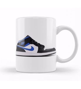 Jordan 1 Mid Gs Racer Blue Kupa Bardak Porselen