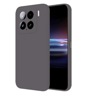 Mi 15 Pro Kılıf Nano içi Kadife Silikon - Gri