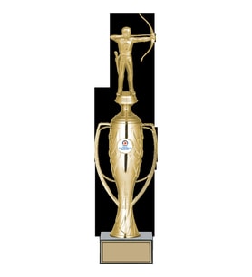 ODAK KUPA - Figürlü Kupalar - Okçu Figürlü Kupalar FG-026 B - 42 cm