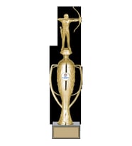 ODAK KUPA - Figürlü Kupalar - Okçu Figürlü Kupalar FG-026 B - 42 cm