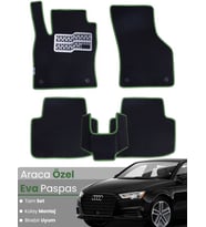 AUDİ A3 SEDAN (2013-2020) Uyumlu EVA Paspas Tam Set–Araca Özel,Su Geçirmez,Kolay Montaj