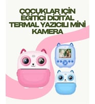 Anında Yazdıran Kamera – Çocuklara Uygun, Hafif Ve Renkli