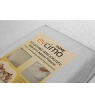 Evcimo Home %100 Sıvı Geçirmez Alez Yatak Koruyucu Tek Kişilik 120x200 cm (Beyaz)