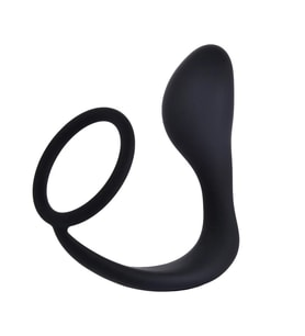 Carmine Silikon Penis Halkası ve  Plug