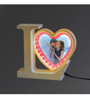 Fotograflı Love Sihirli Ayna, sevgililer günü hediyesi, sevgiliye hediye, doğum günü hediyesi, yeni iş hediyesi, geçmiş olsun hediyesi, altın kolye, kız arkadaş hediyesi, hediye altın kolye
