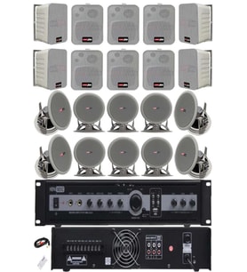 Lastvoice Double Paket-6 Anfili Duvar ve Tavan Hoparlör Seti