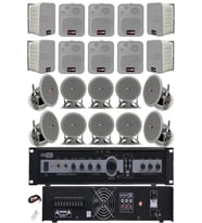Lastvoice Double Paket-6 Anfili Duvar ve Tavan Hoparlör Seti