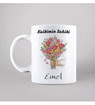 Kalbimin Sahibi Tasarımlı Kupa Kişiye Özel