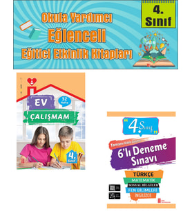 Ata 4.Sınıf Okula Yardımcı Ev Çalışmam- 6 lı Deneme Sınavı