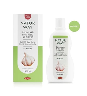Naturway Sarımsaklı Bitkisel Şampuan Kokusuz 500ml