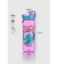 Renga Trego Desenli 630 ml Tritan Çocuk Matara 912171 Mor
