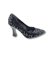 Zivanta Leopar Desenli Kadın Stiletto - Zivanta - SİYAH - 39