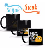 Adventure Time Bacon Pancakes Sihirli Kupa Bardak Porselen