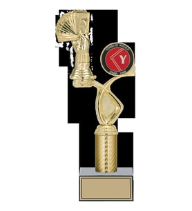 ODAK KUPA - Figürlü Kupalar - Briç Figürlü Kupalar FG-015 C - 34 cm