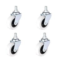 4 Adet Hts Döner 3/8 Vidalı Mobilya Tekeri Çap : 52 mm Kod : 322