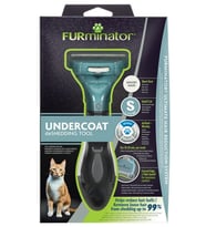 Furminator Kısa Tüylü Kediler İçin Tüy Toplayıcı Kedi Tarağı S 3.9 Cm