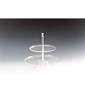 2 KATLI POLYCARBONAT PASTA MEYVA STANDI
