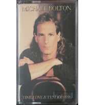 (Plak Değildir KASET tir) Michael Bolton Time. Love &Tenderness Kaset