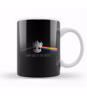 Guardians Of The Galaxy Pink Floyd Dark Side Of The Groot Kupa Bardak Porselen