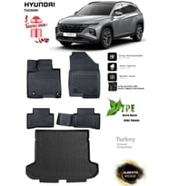 Hyundai Tucson 2021 Araca Özel 3D Paspas Ve 3D Bagaj Havuzu