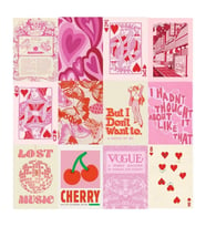 Orora Pinky Indie Pastelish Poster Duvar Kağıdı Seti-12li-230g-A5
