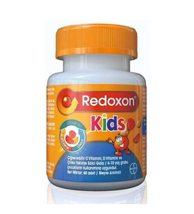 Redoxon Kids C Vitamini D Vitamini ve Çinko İçeren 60 Çiğnenebilir Tablet