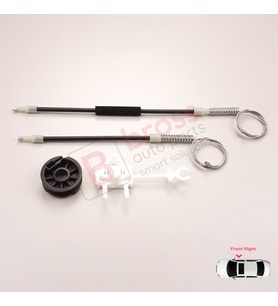 Fiat Albea Siena Palio MK1 171 172 178 1996-16 4/5 Kapı İçin Elektrikli Ön Sağ Cam Kriko Tamir Seti