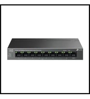 Tp-lınk Ls109p, Green Tech, 8 Port Megabit, Poe 63w, 1 Port Uplink, Long Range 250mt, Yönetilemez, M