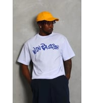 pilelistore- Erkek Baskılı T-Shirt Kısa Kol Bisiklet Yaka Regular Fit Rahat Kalıp Günlük Tişört - Be (Beyaz)