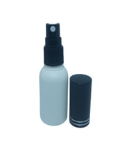 BOŞ PARFÜM VE KOLONYA ŞİŞESİ BEYAZ 30 ML 3 ADET SİYAH KAPAK BOŞ PLASTİK