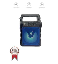 Torima KTS-1706 Siyah Taşınabilir Güneş Enerjili Fenerli Bluetooth Hoparlör