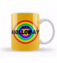 Max Holloway  Vintage Retro Rainbow Style Warriors Design Wrestlers Gift Kupa Bardak Porselen