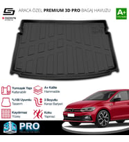 S-Dizayn VW Polo 3D Pro Bagaj Havuzu 2021 Üzeri A+ Kalite