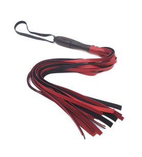 Fantezi Püsküllü Kırmızı Kırbaç Kamçı + Erotik Masaj Yağı(Fancy Tasseled Red Whip Whip + Erotic Massage Oil)