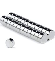 Magnet 25 Adet Yuvarlak Güçlü Neodyum Mıknatıs (5X3 Mm) Çap: 5 Mm X Kalınlık: 3 Mm