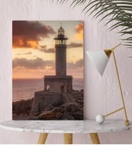 BK Gift Deniz Feneri Tasarımlı Kanvas Tablo-3